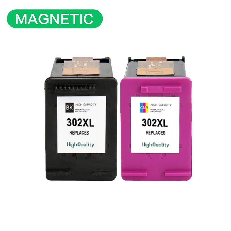 NEW For HP302 Magnetic 302 Compatible Ink Cartridges For HP Deskjet 1110 2130 1112 3630 Officejet 4650 4655 ENVY 4516 NS45 4520