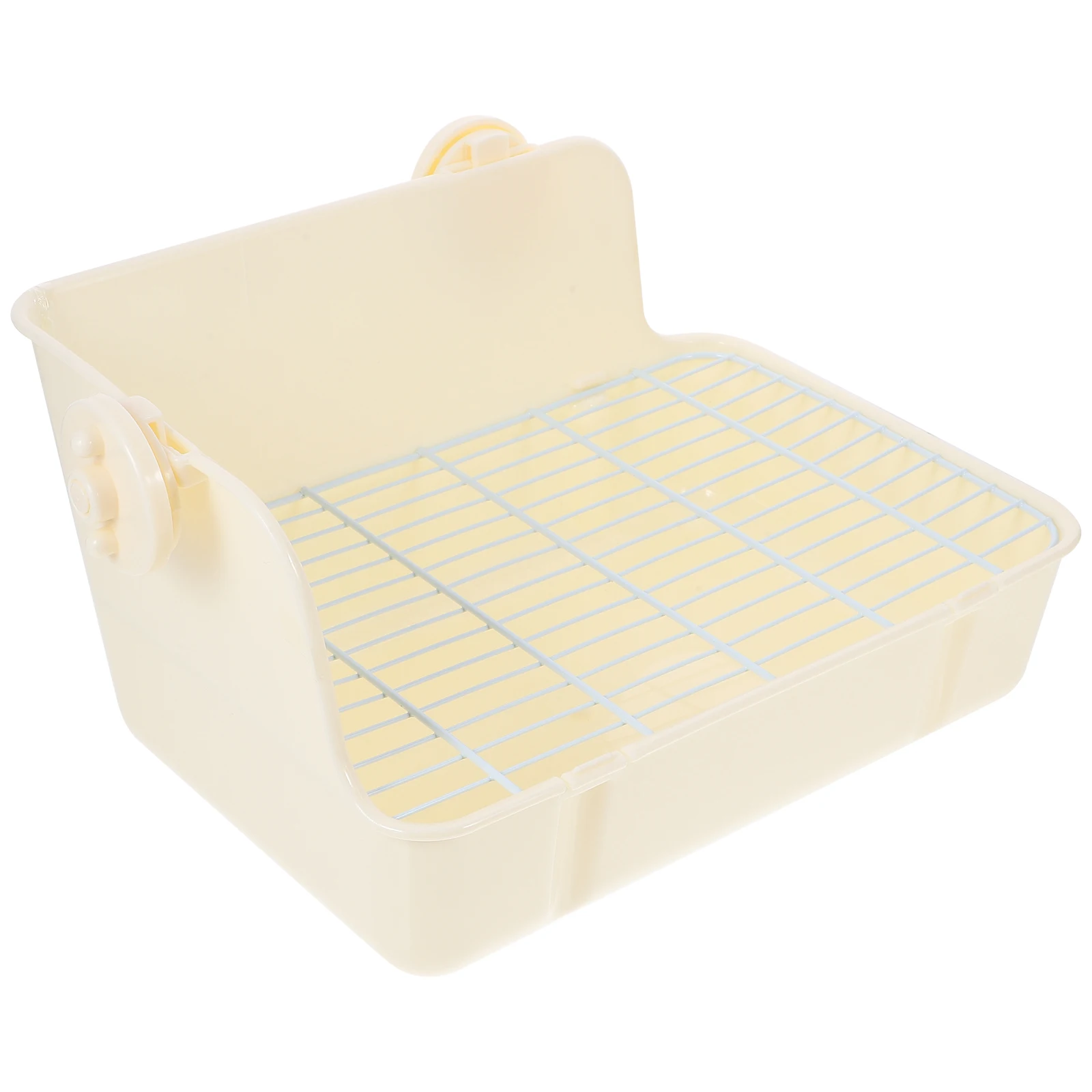 

Pet Toilet Tray Box Rabbit Potty Training Large Size Eco Friendly Durable PP Material Wall Design Keeps Litter Off for Living