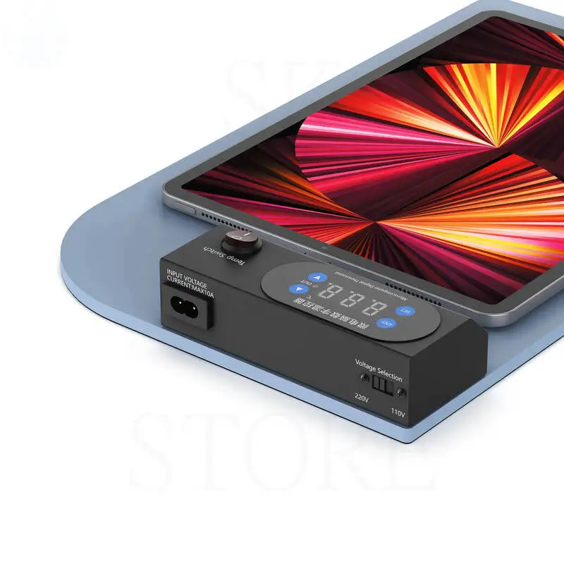 ZJ-1803 ​​LCD Screen Separator with Digital Thermostat & Heating Pad for Phone & Tablet Repair Fast Heating Temperature Control