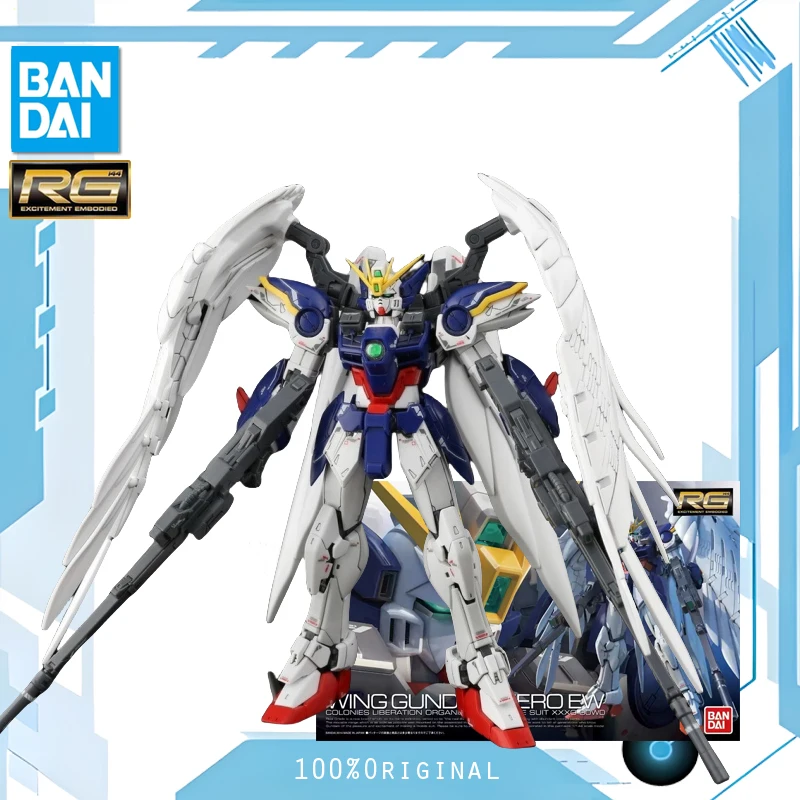 

BANDAI Аниме RG 1/144 XXXG-00W0 WING GUNDAM ZERO EW мобильный костюм Gundam модель в сборе пластиковые экшн-игрушки Фигурки подарок