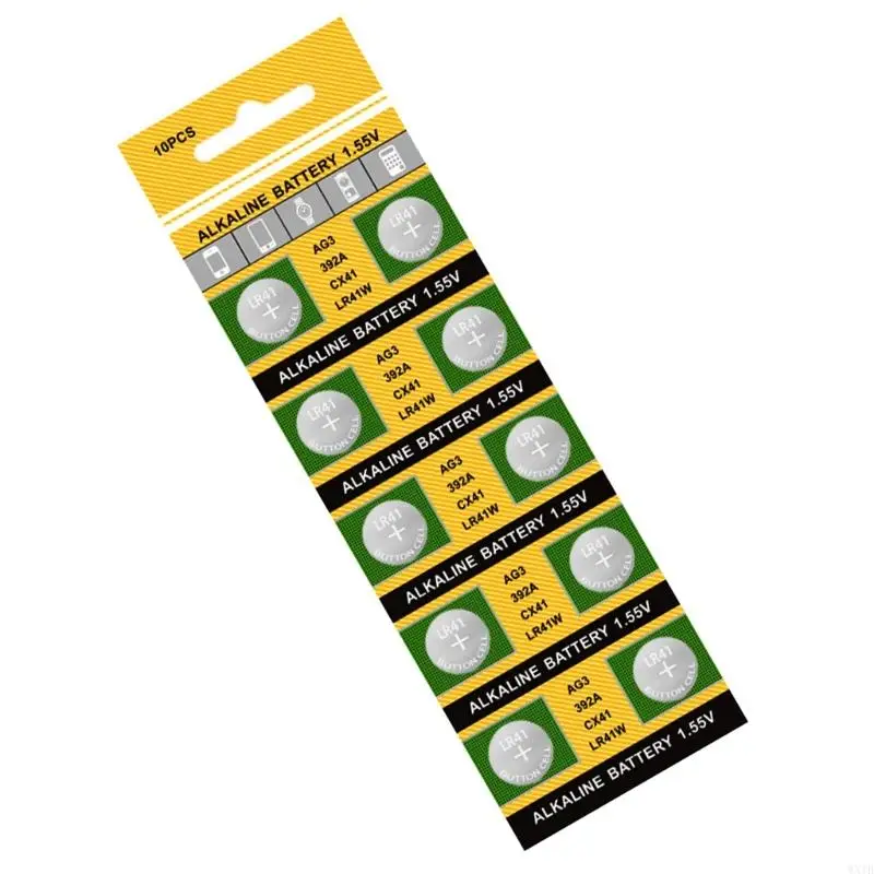 WXTB Multipacks von 20/10 AG3 736 LR41 Batterie -Batterie -Batterie -Batterien Batterien für Spielzeug und Uhrzeiten beobachten