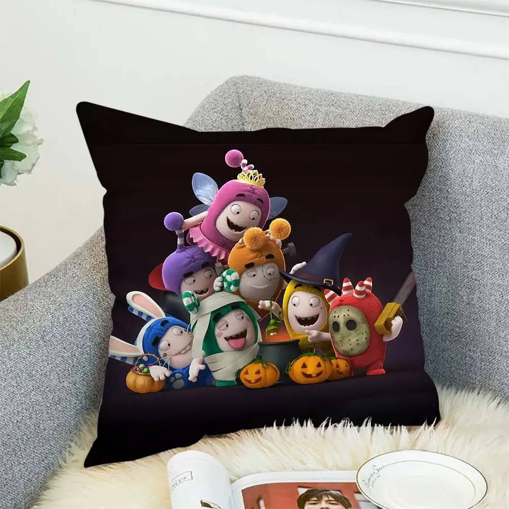 

Oddbobs Pillow Case Double-Sided Printing Cushion Cover 45x45 Decorative Cushions Sofa Home Decor Soft Pillowcase