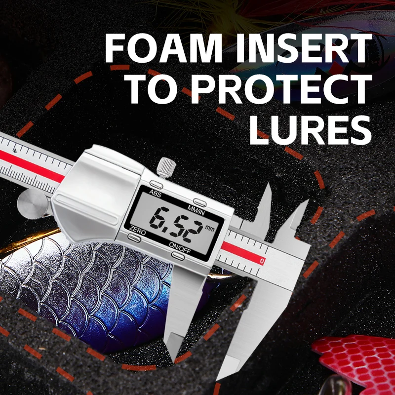 مجموعة علب هدايا Weihe 24 قطعة مكونة من 24 قطعة من الترتر Luya بثلاث خطافات ترتر مزدوج #3