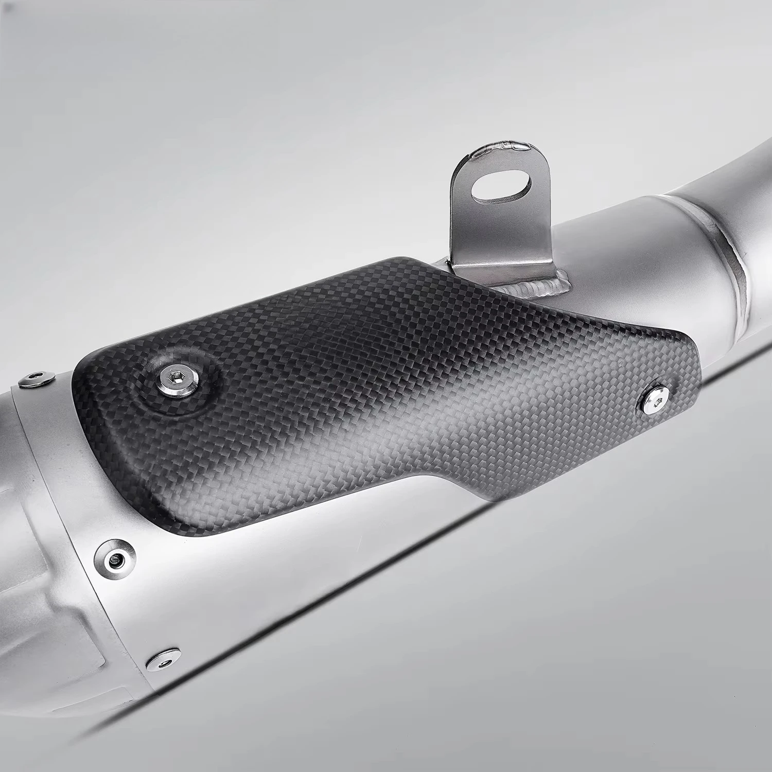 New Motorcycle Exhaust AK Modified Full Titanium Alloy Honeycomb Muffler Pipe Original Interface Aprilia RSV4 RS V4 2015-2024