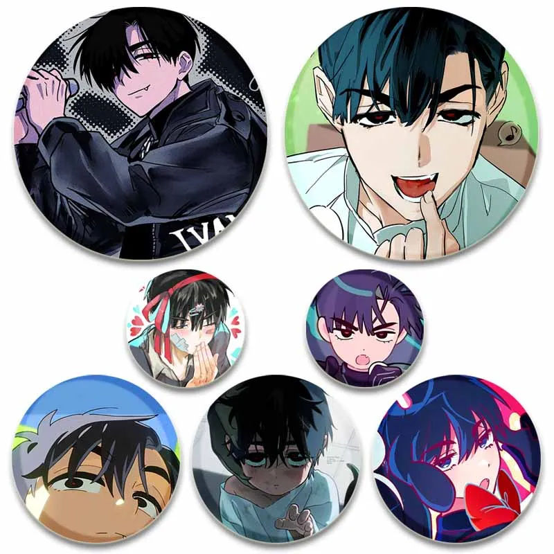 Nuevo broche de escenario de alienígena de dibujos animados, alfileres para bolso, sombrero, decoración creativa, genial, Anime Boy Ivan, insignia de solapa, accesorios de ropa, regalos de joyería