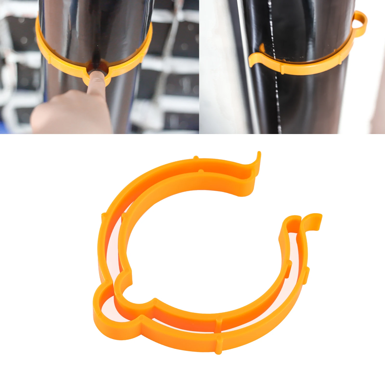 Window Tint Film Roll Clamp Tool Car Wrap Sticker Fastener Clip Vinyl Film Wall Paper Collecting Ring Wrapping Roll Binding Hoop
