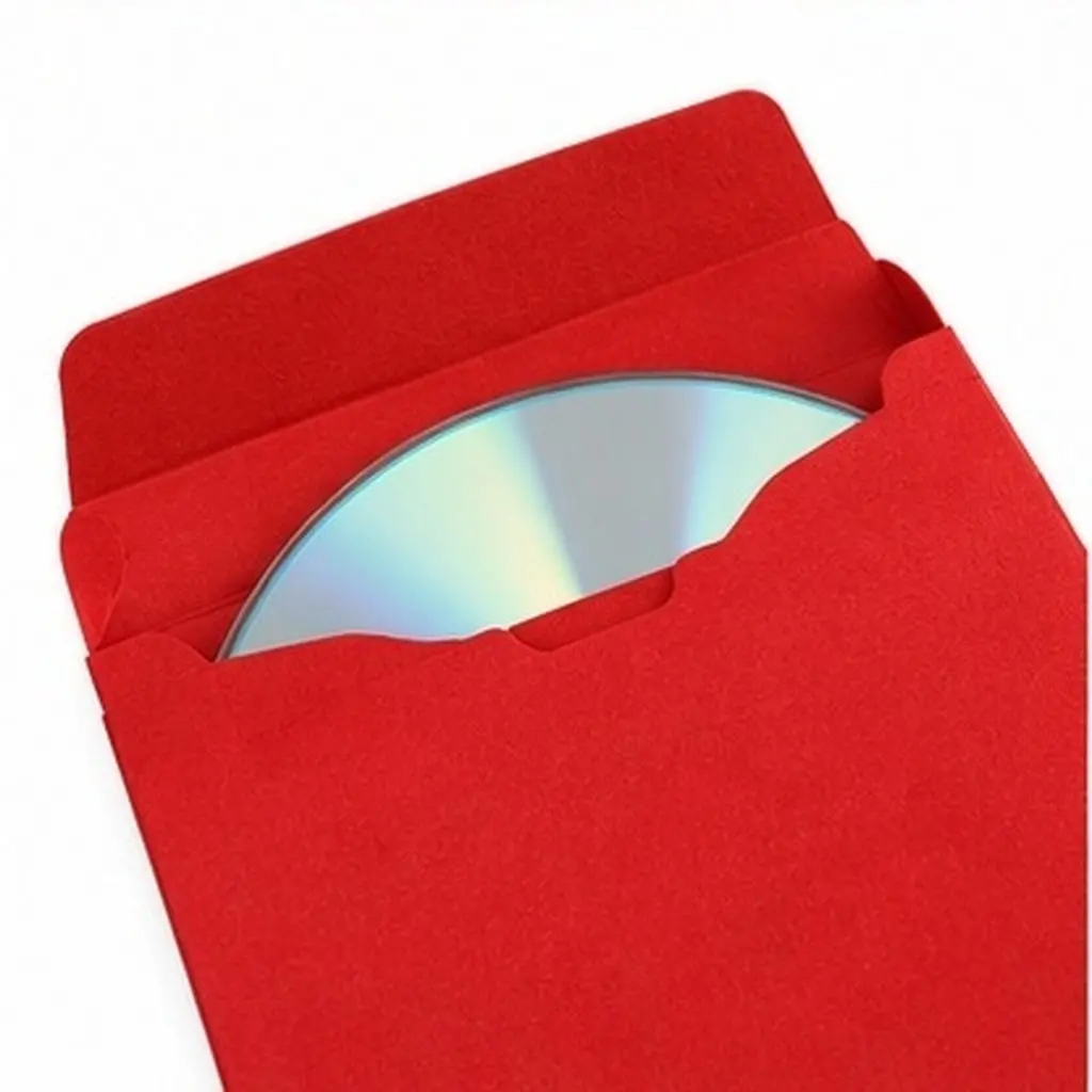 20 pcs Cd Case Disc Storage Dvd Organizer Holder Portable Halloween Christmas New Year Cd Dvd Envelope Cd Storage Bags Packaging