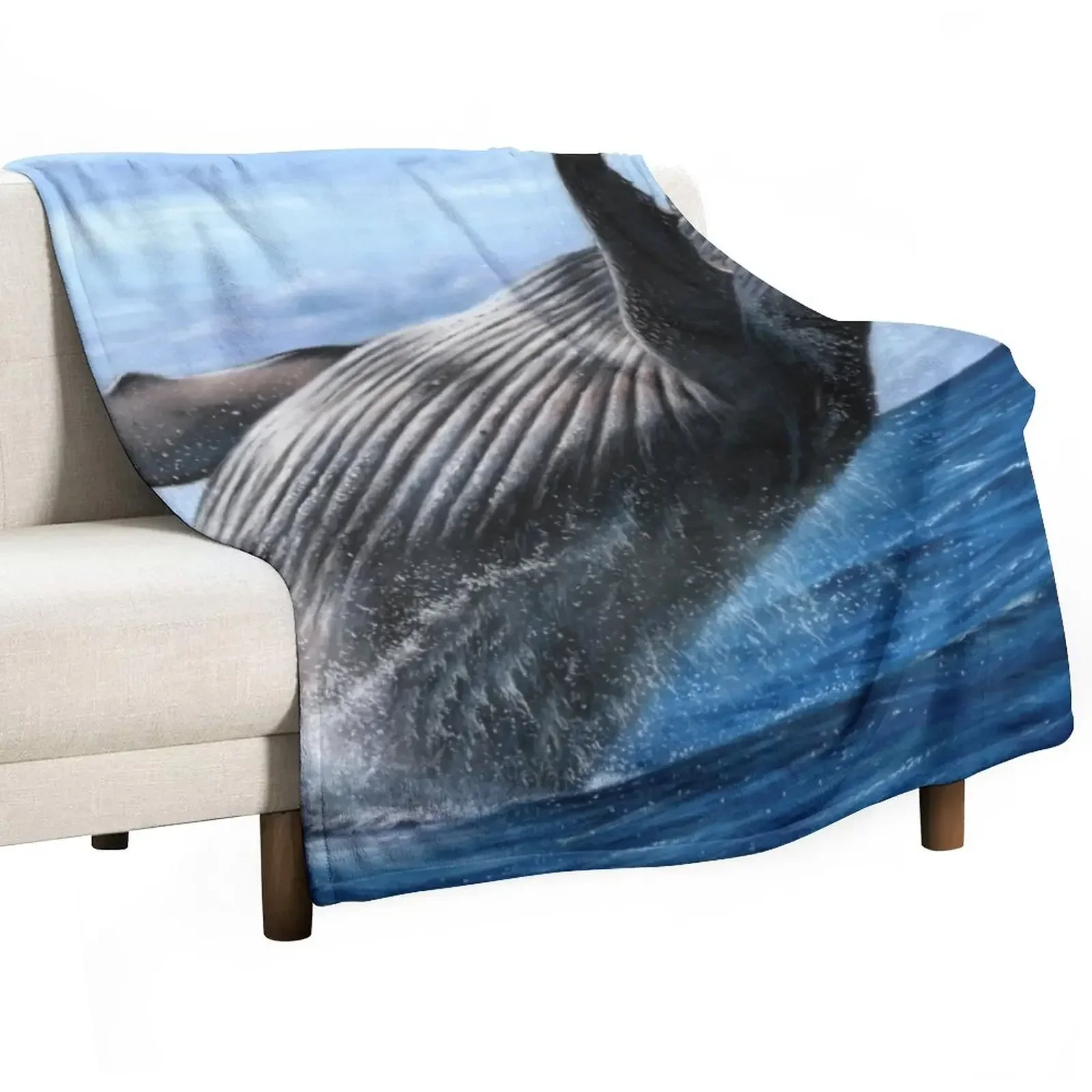 

Humpback Whale Artwork Throw Blanket Loose Luxury Thicken Blankets