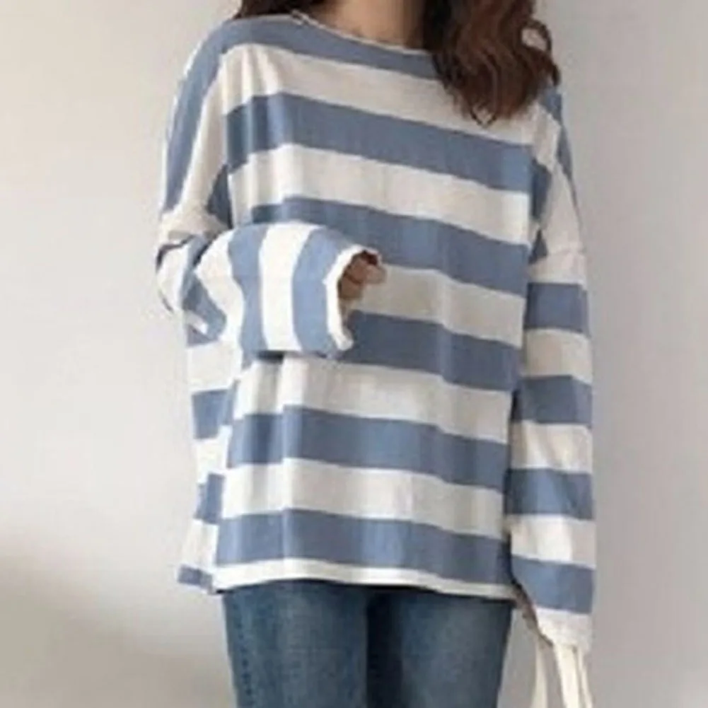 

L Bust 104cm Shoulder 50cm Sleeve 55cm Length 65cm Suggested Weight 50-58KG Casual Long Sleeved Casual Long Sleeved Blouse