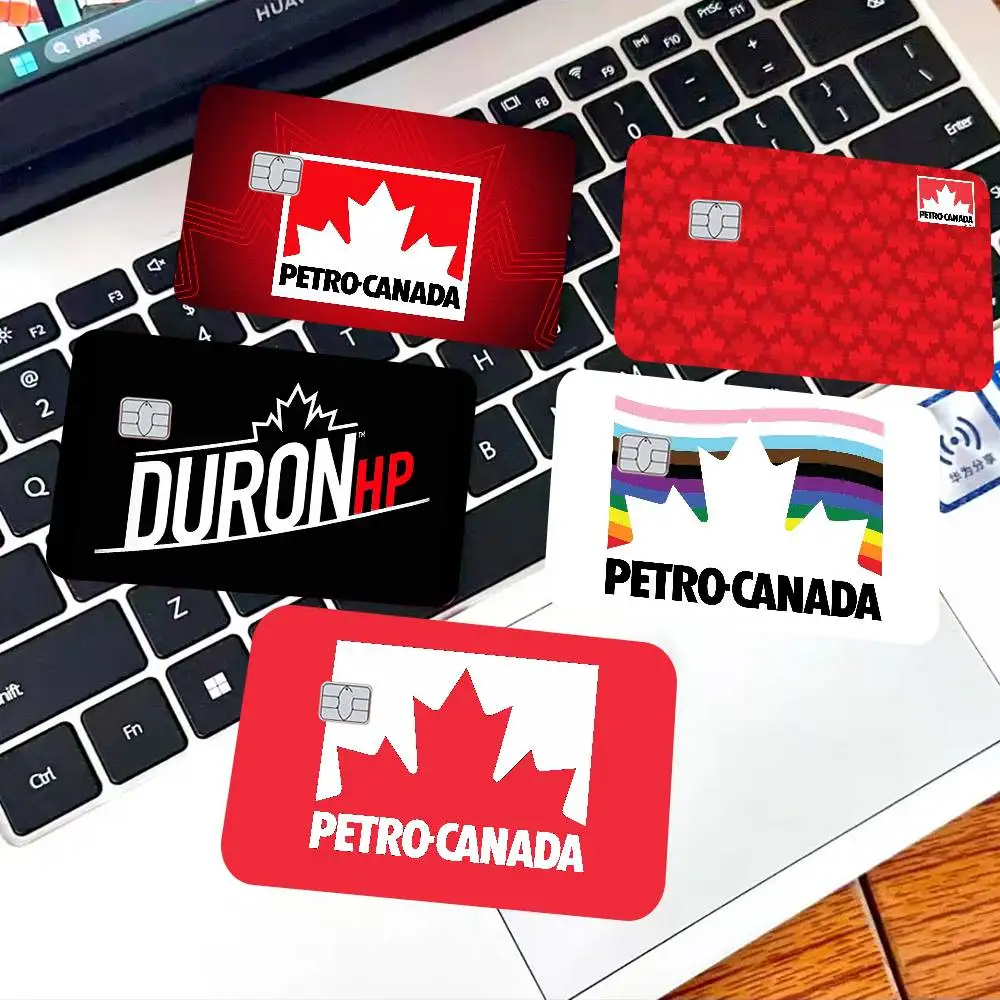 Petro Canada Logo Anime Young Creidt Card Debit Card Sticker Film Case Front Tape For Small Big Chip No Chip