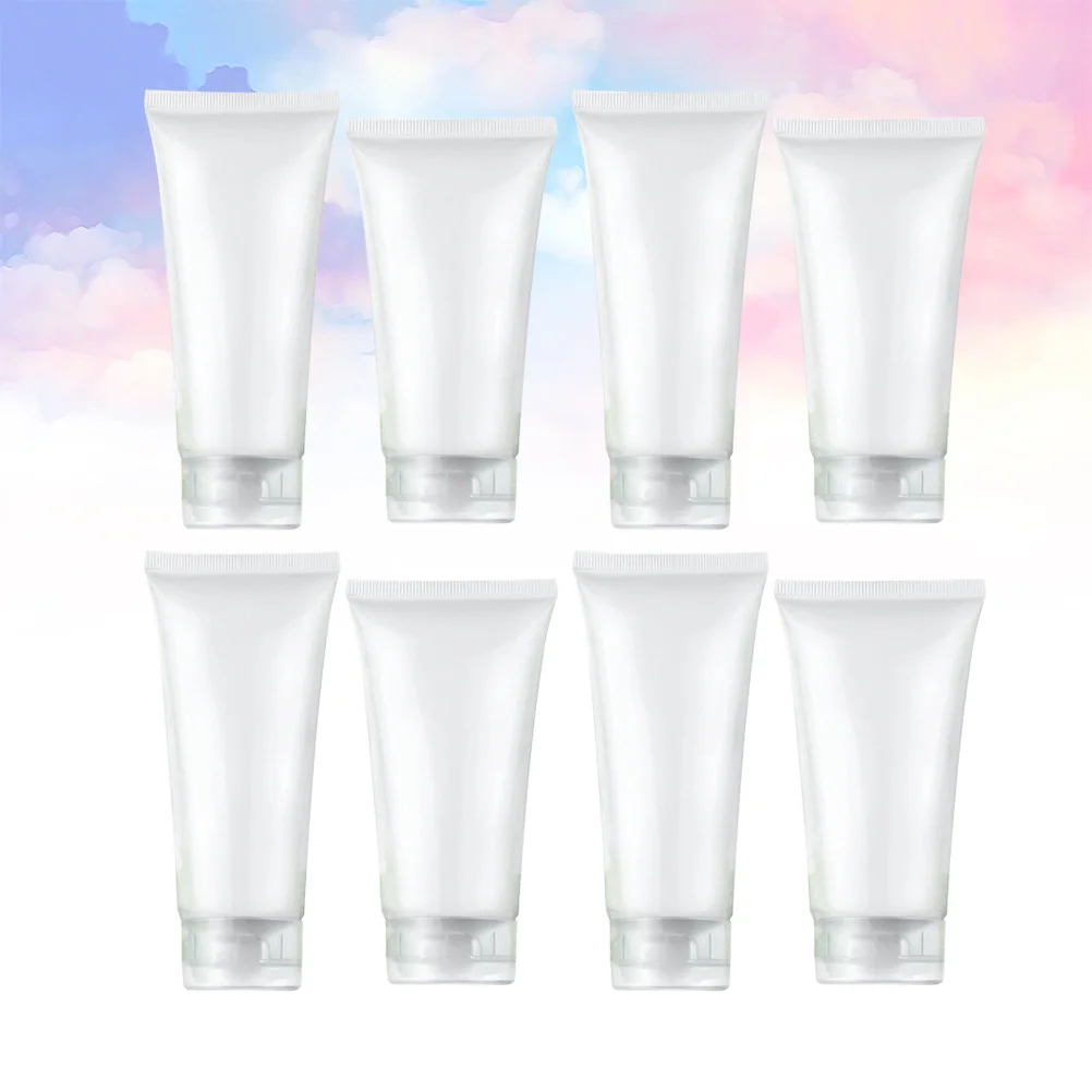 10 szt. Ekologicznych, bezwonnych butelek podróżnych, pojemniki wielokrotnego użytku na szampon, balsam, płyn do mycia ciała, odporne na zużycie, długotrwałe.