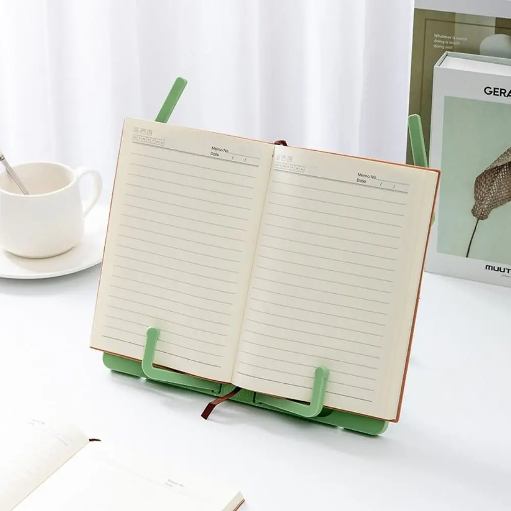 

Simple Portable Reading Rack Music Score Recipe Book Stand Desk Fold Book Shelf Organizer