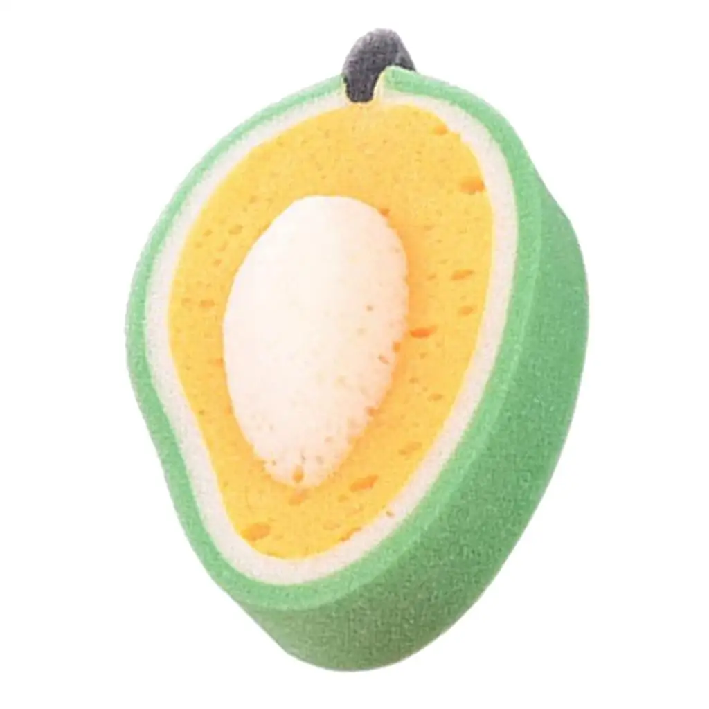Multi Function Fruit Pattern Bath Sponge Home Decor Dish Scrubber for Kitchen Washing Tools
