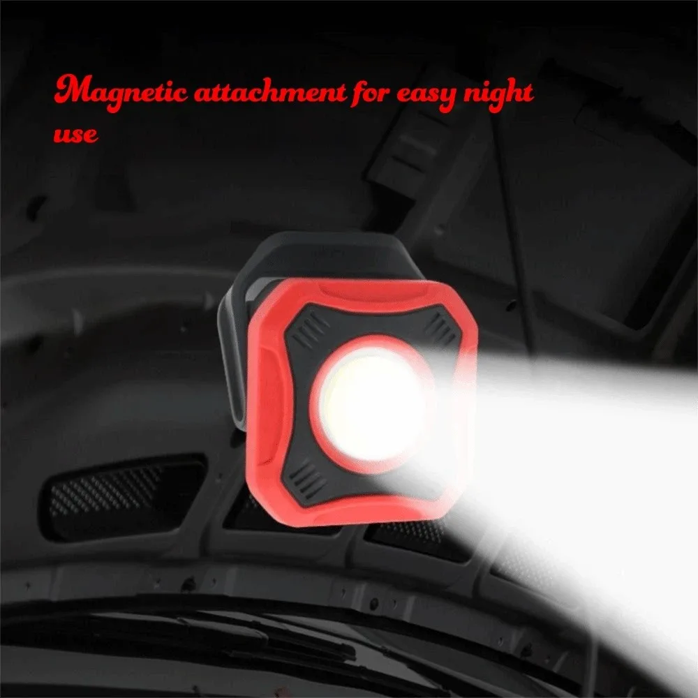 Bright Illumination Rechargeable LED Work Light Stable Illumination Vehicle Inspection Lighting Lamp for 3.7V/4000mAh