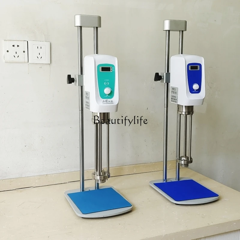 3High-speed emulsifier mixing and crushing liquid dispersion stirring homogenizer