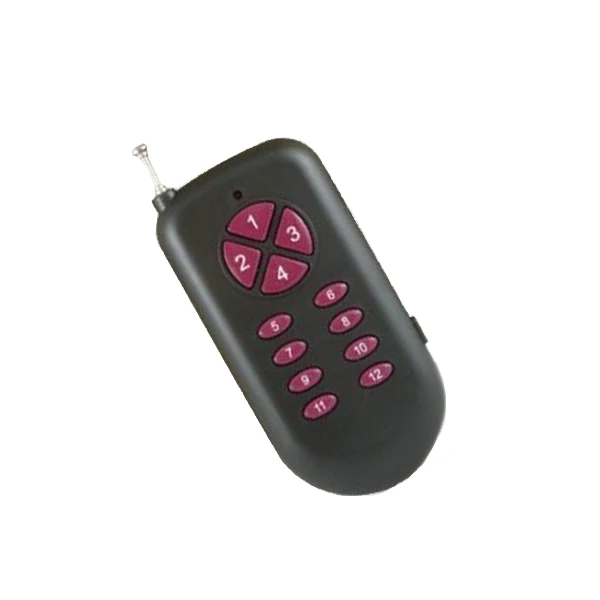 433MHz DC12V 12 Buttons Universal RF Wireless Remote Control High Power Long Distance Electronic/Garage Door