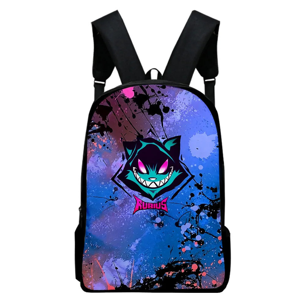 Rubius Game Youtuber Merch Travel School Bags Side-Opening Boy School Backpack For Kids Aldult