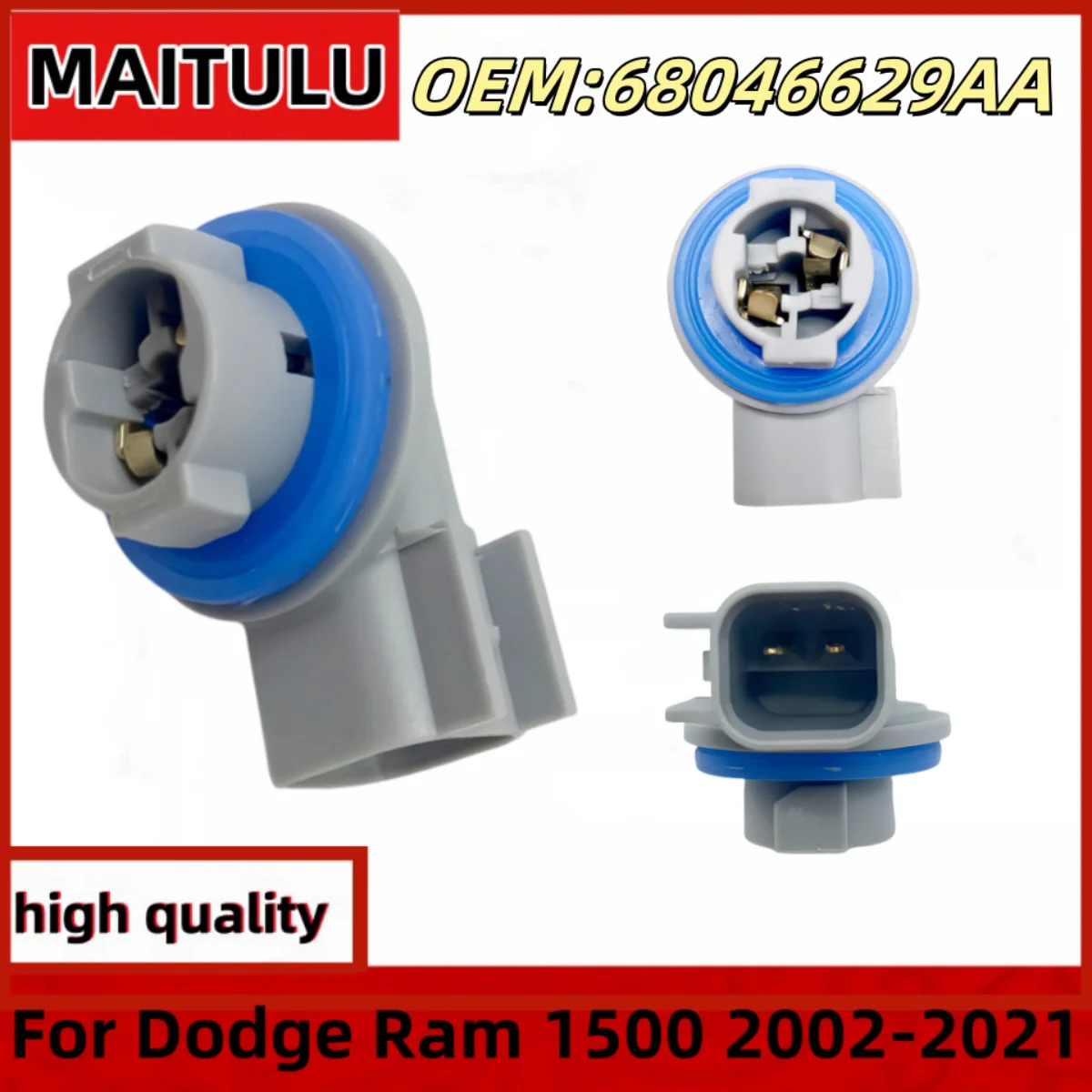 68046629AA For Jeep Liberty Dodge Ram Durango Car Light Lamp Holder T10 W5W Bulb Socket Cable Adapter Connector Accessories