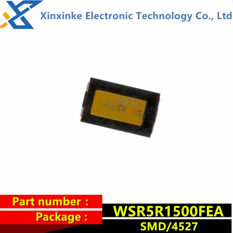 

WSR5R1500FEA WSR-5 0.15R 1% 5W 4527 150mOhms чувствительный резистор тока-SMD 0,15 Ом прецизионный Силовой Резистор из сплава