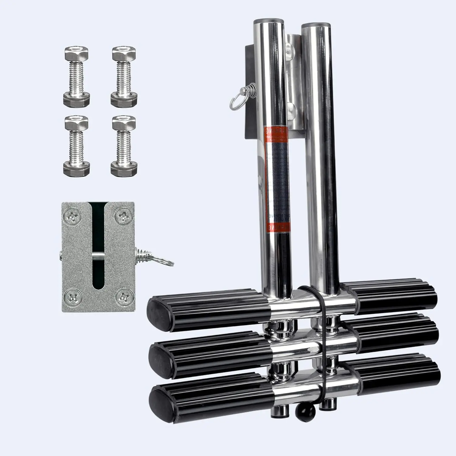 

Усиленная телескопическая лестница из нержавеющей стали с нескользящими ступенями для понтонных лодок