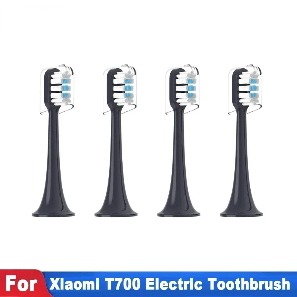 4PCS For Xiaomi Mijia T700 Sonic Electric Toothbrush Heads 3D Oral Whitening High-density Replacement Tooth Brush Head