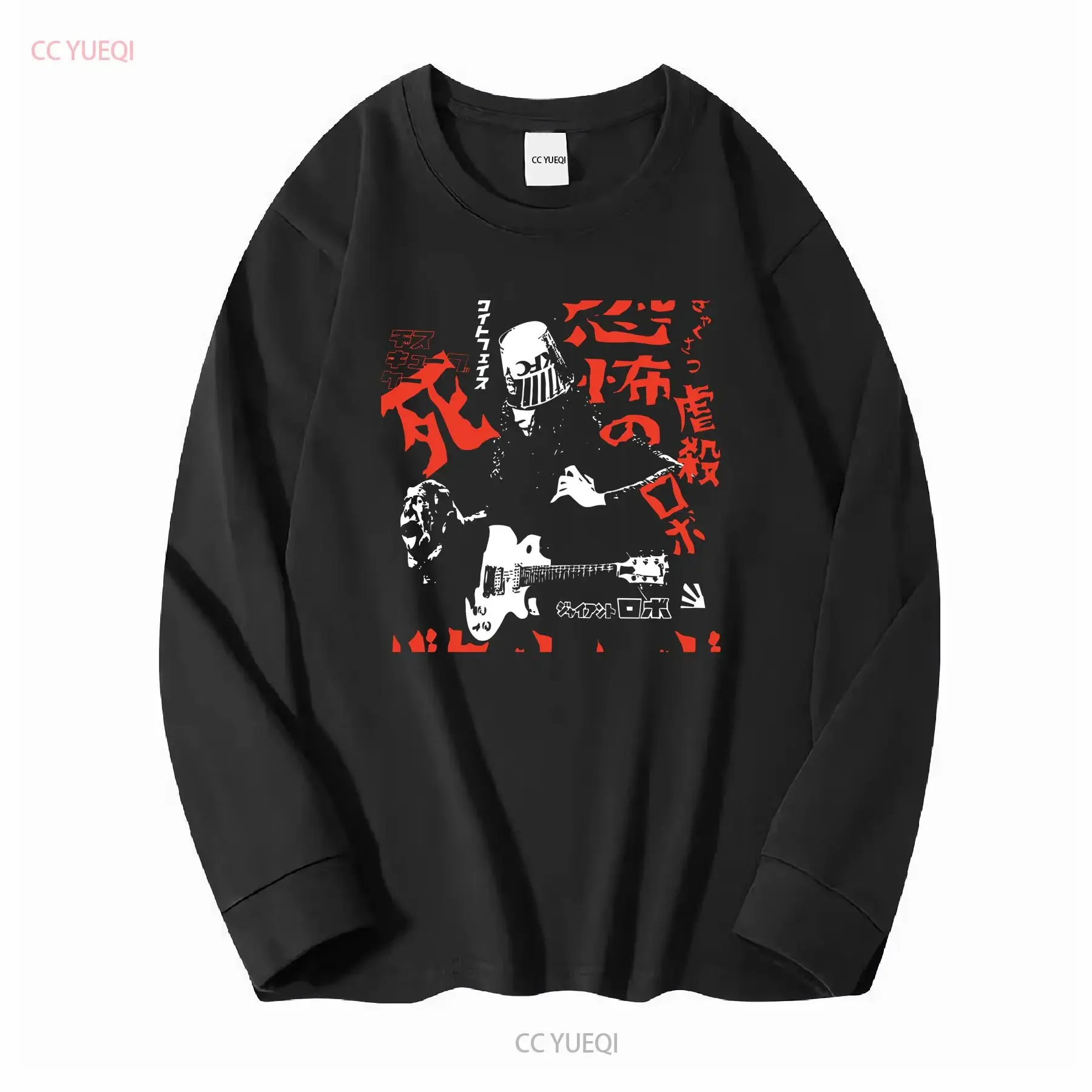 Rare Buckethead Singer Guitar For Fan Black T Shirt S to 5XL BC3744 vintage Washed Breathable Slightly graphic Unisex fashion