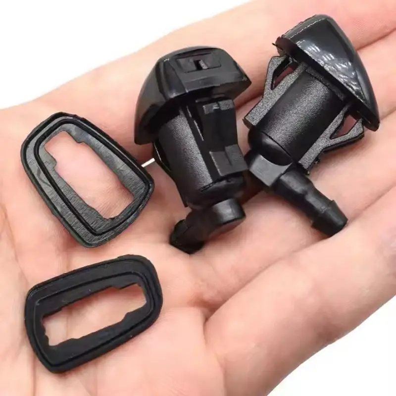 Car Front Windshield Washer Valve Sprinkler 2Pcs Durable Replacement Parts Fit for E120 XV3 Auto Modification Use