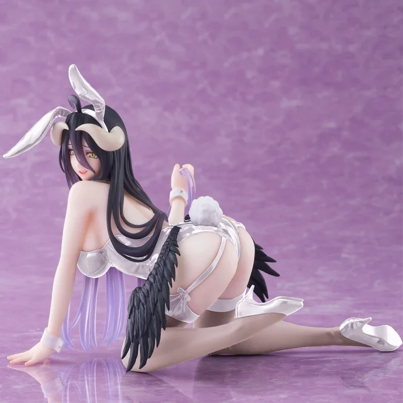 13 سنتيمتر أنيمي أفرلورد الشكل ألبيدو الأرنب فتاة الركوع أنيمي نموذج اللعب الهدايا جمع الديكور الحلي البلاستيكية