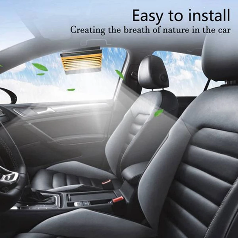 Super Sale Car Solar Power Fan USB Rechargeable Exhaust Fan Air Radiator Car Mini Air Cooler Ventilator