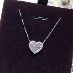 Huitan Eternity Love Necklace for Women Luxury Inlaid Brilliant Cubic Zirconia 2022 Engagement Wedding Trendy Jewelry Wholesale