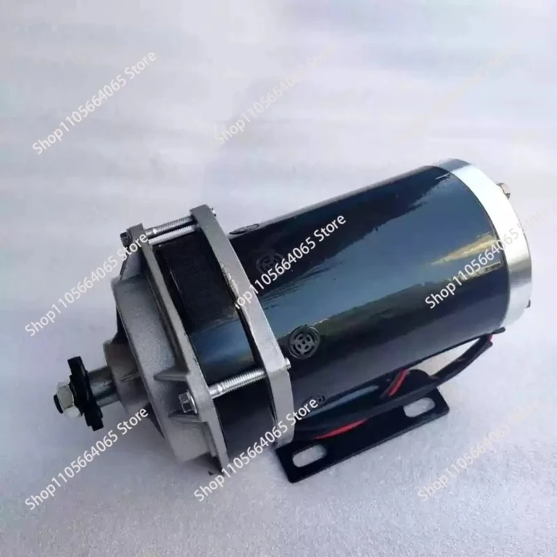 36V 24V 750W Feeding Cart Motor 48V 500W Brushed Reduction Extended Shaft Permanent Magnet DC Motor   1pcs