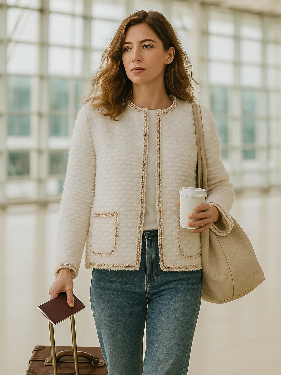 HDHOHR 2025 Nowe płaszcze z naturalnej futry mink dla kobiet, dzianinowe płaszcze z mink, kurtki z futrzanym kołnierzem ze skóry, ciepłe zimowe płaszcze futrzane dla kobiet