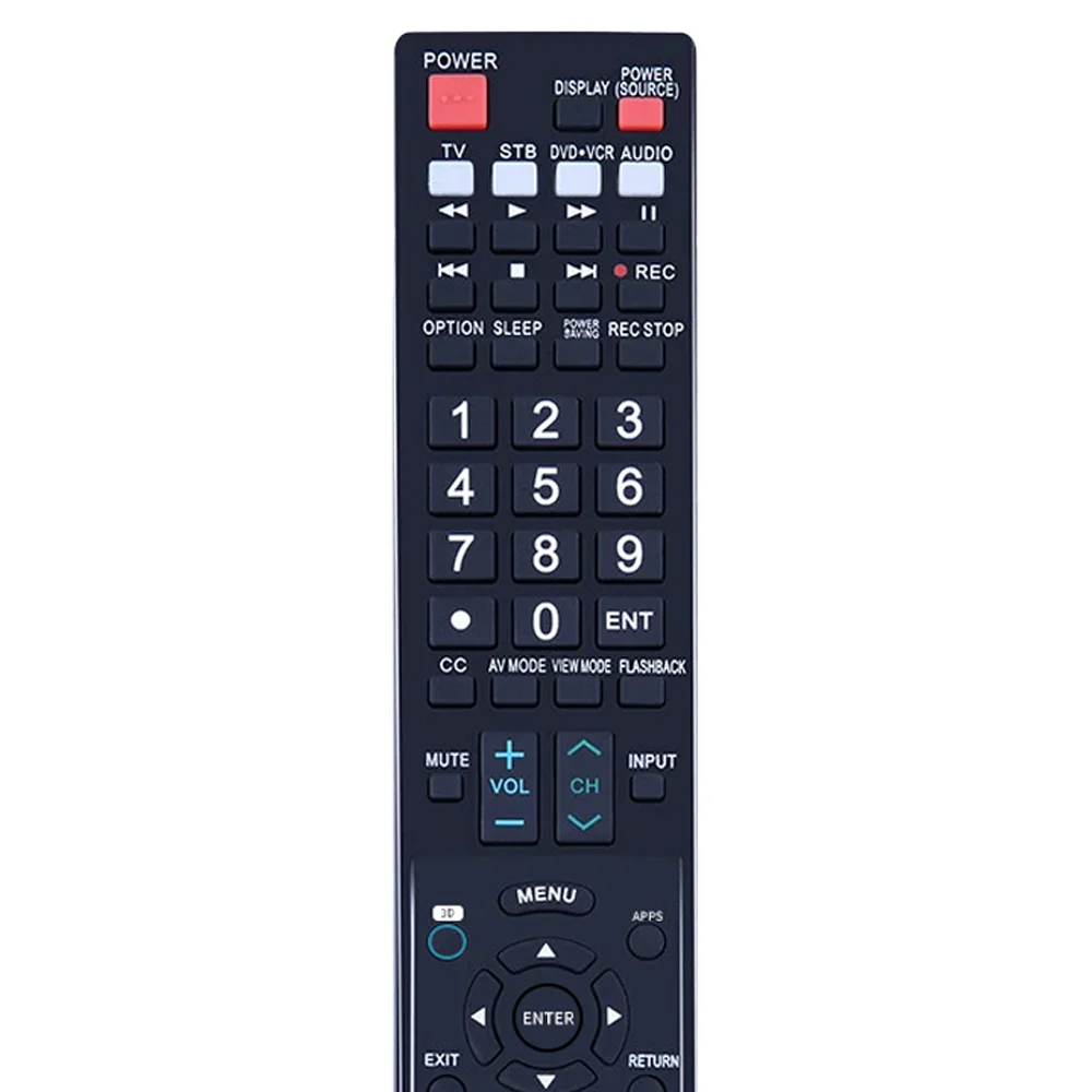 Replacement GA890WJSA Remote Control Compatible with Sharp TV LC80LE844UB LC40LE830U LC40LE830UA LC40LE830UB LC40LE832U