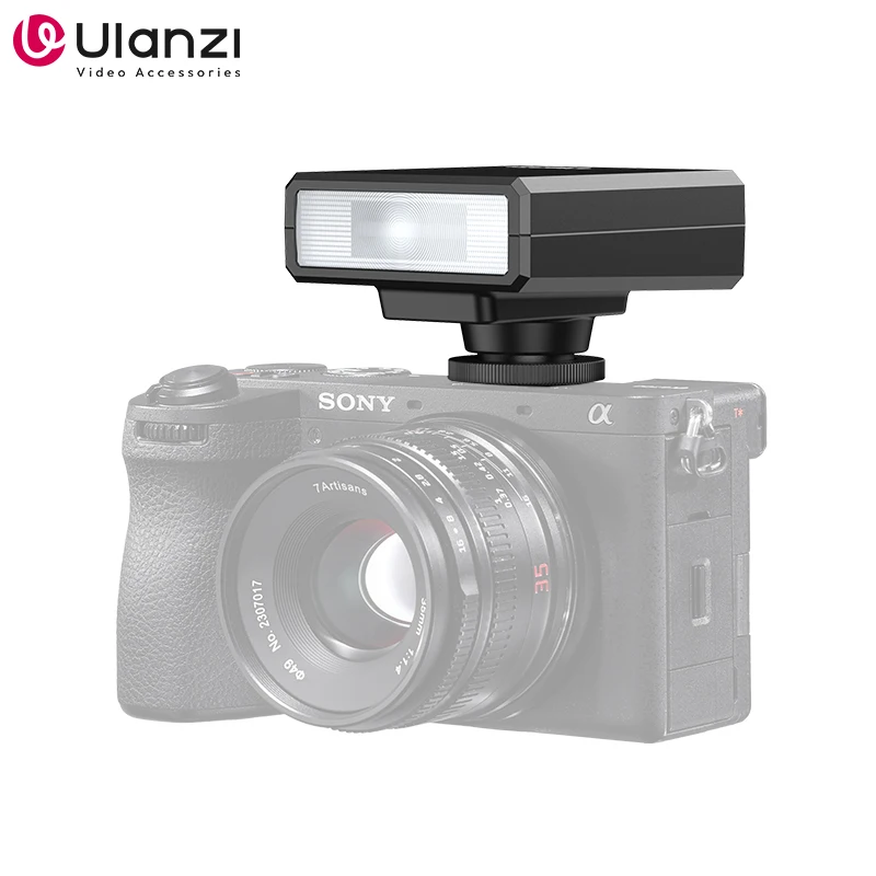 Ulanzi F12 Mini Camera Flash Speedlite GN12 5600K Standard Hot Shoe Mount for Sony Canon Nikon Panasonic Olympus DSLR Camera