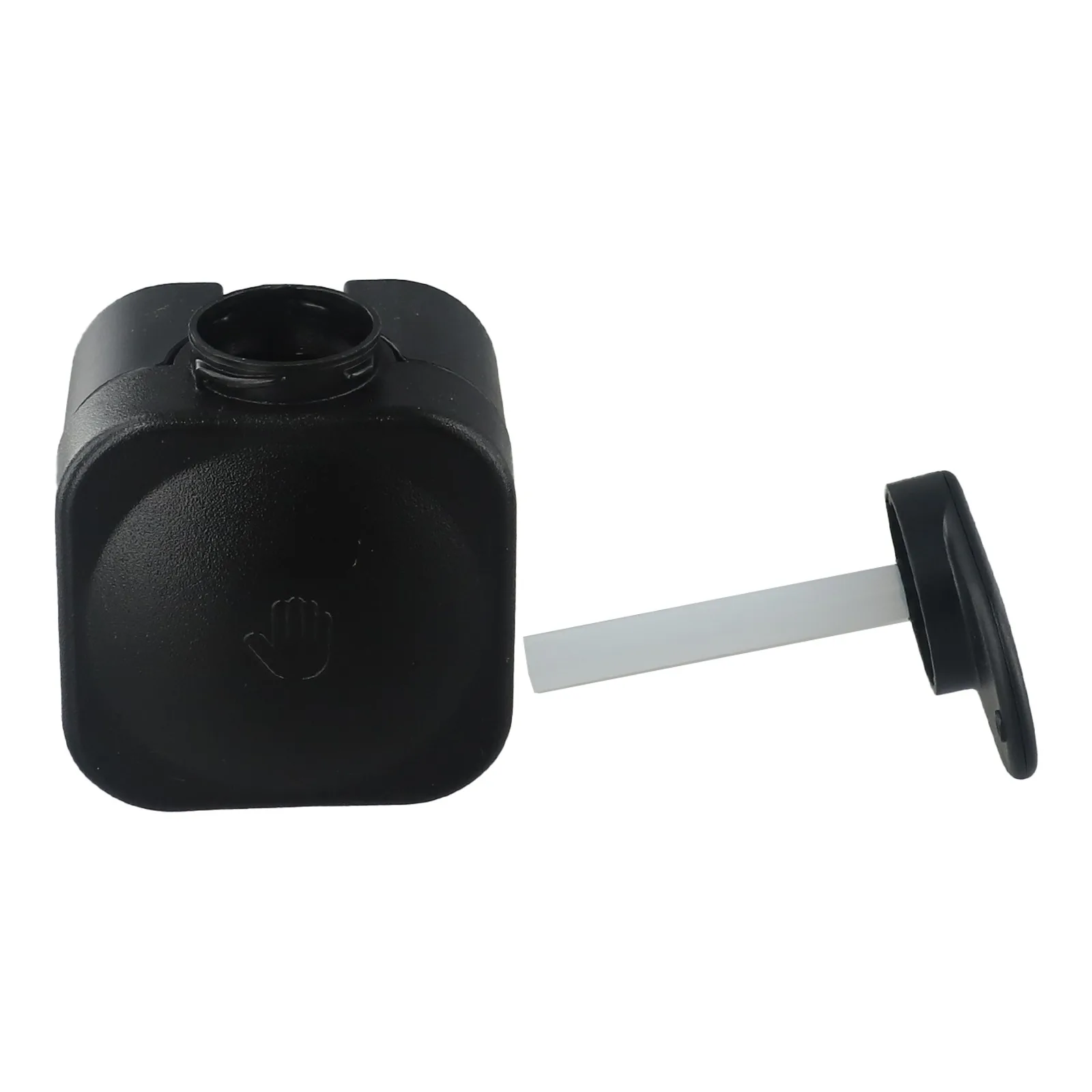 Soap Box Soap Dispenser Bath Accessories Black/White Press Type Wall Mounted Waterproof 11*8.5*9cm 1pc ABS Space Saving
