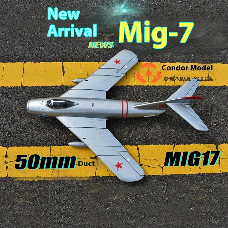

Модель Eagle Mig-17, модель самолета с дистанционным управлением, 50 мм, канальный истребитель Mig-17, фиксированное крыло, можно добавить с управлением полетом