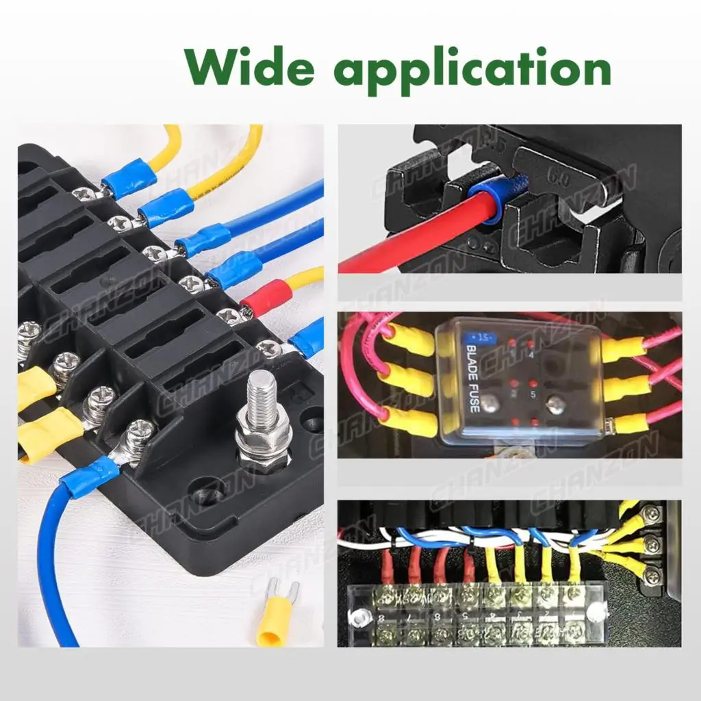 SV1.25 SV2 SV5.5 Elektrischer Gabeldraht-Steckverbinder-Kit, isolierter Kupfer-Crimp-Spleiß, Wirefy, lötfreie Klemme, 22–10 AWG-Sortiment – Detail 7