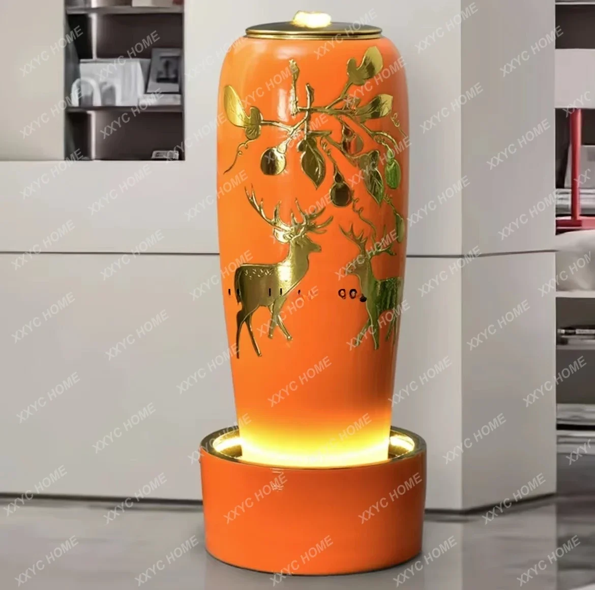 

Ceramic flowing water ornament circulating water living room decoration fountain