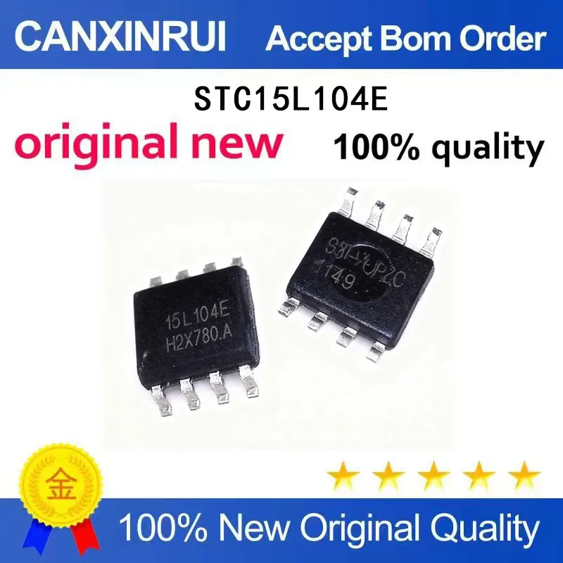 

(5-100 Pieces) Brand new original STC15L104E SOP-8 single chip IC in stock