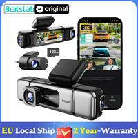 Botslab G980H 4 Channel 3K Dash Cam 560° Front/Rear/Left/Right Car Camera System with Super Night Vision, GPS, 5.8GHz Wi-Fi, Voice Control, Sentinel Motion Mode, 24/7 Parking Monitor, Super Capacitor Dashcam
