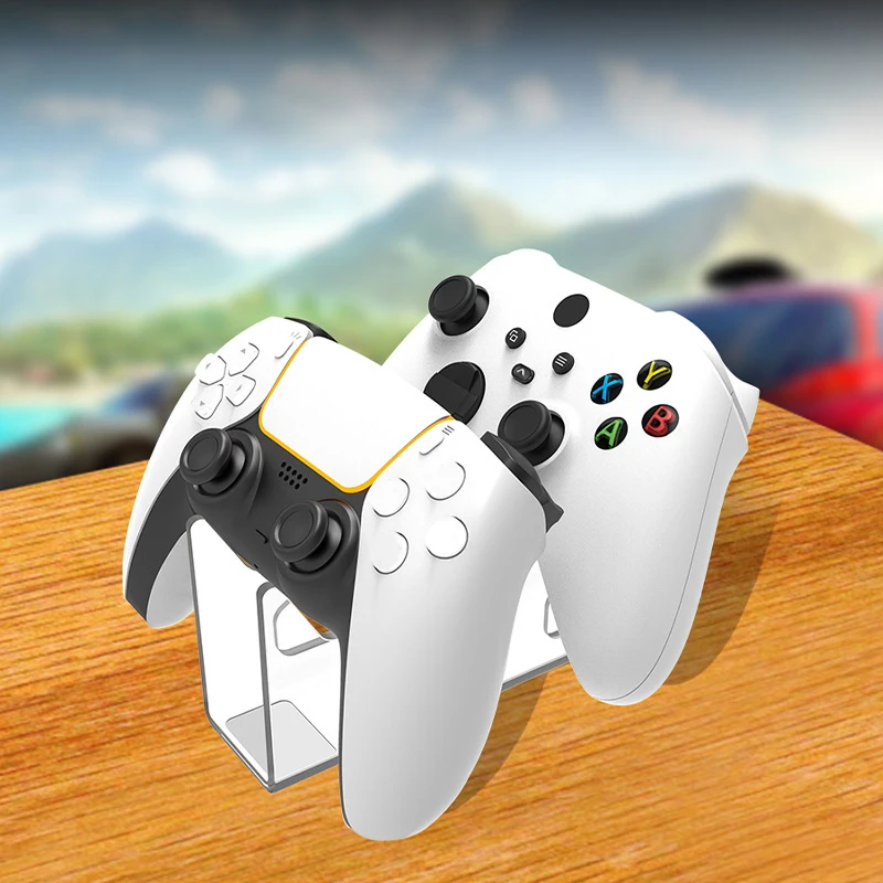 Suporte de exibição de controlador sem fio de jogo duplo para PS5/PS4/Xbox Series S/X/Xbox ONE/ONE Slim/ONE X/Switch Pro
