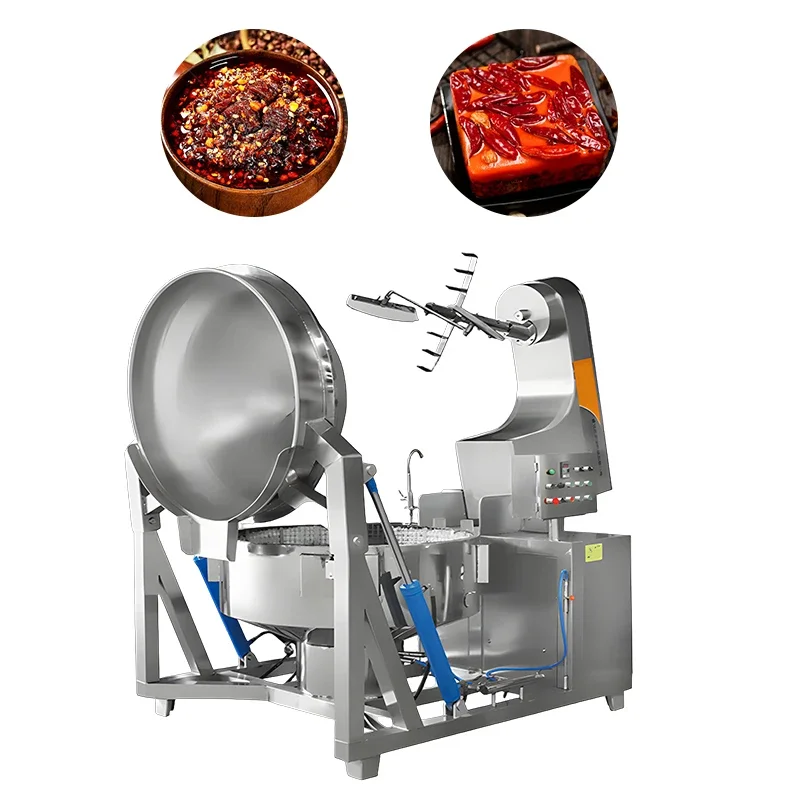 High Quality Cooker Mixer Machine Planetary Stirring Pot lectric kitchen restaurant rotating stir cooker pot  Customized