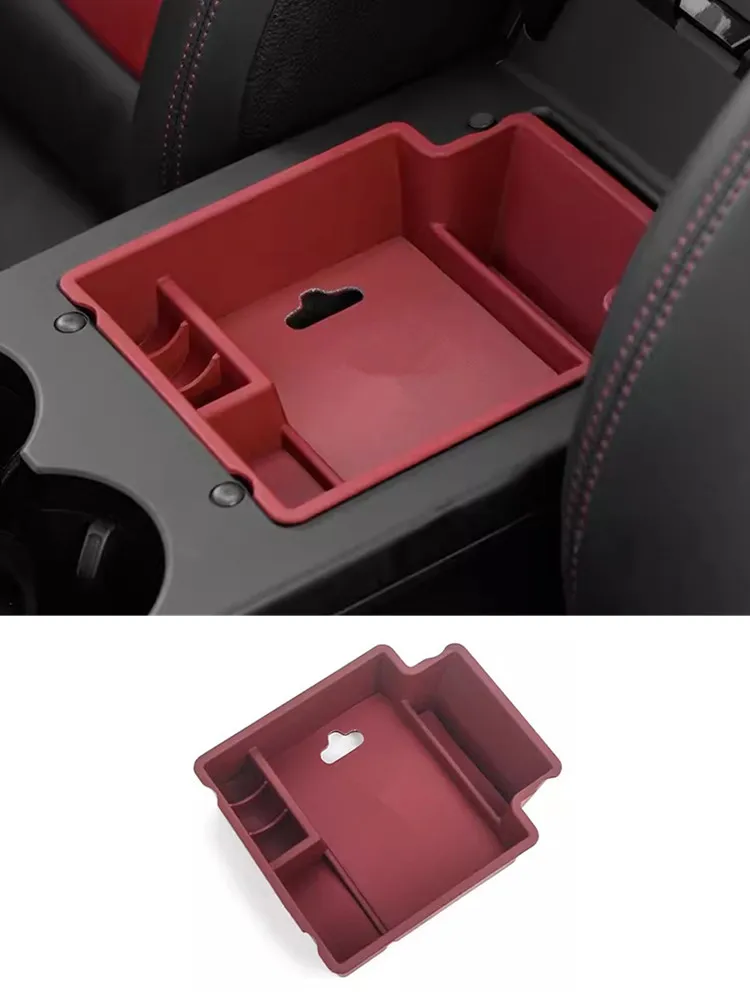 

Car armrest storage box organizer storage box For Porsche Macan 2015 2016 2017 2018 2019 2020 2021 2022 2023 Auto Accessories