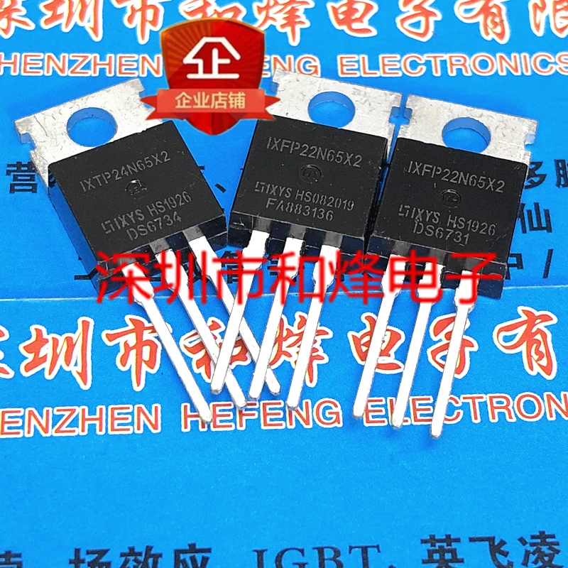 Free shipping   IXFP22N65X2  TO-220 650V 22A      10PCS