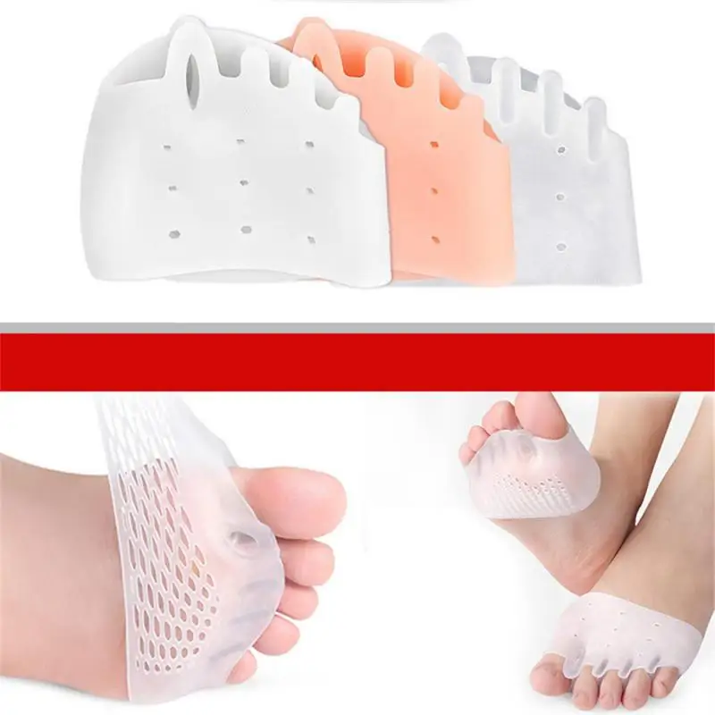 1 ~ 10 Stuks Teen Siliconen Bunion Guard Zorg Orthopedische Teen Separators Vinger Teen Beschermer Correctie Pad Voetverzorging Voorvoet