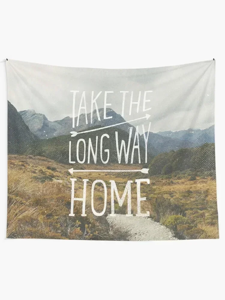 TAKE THE LONG WAY Tapestry Room Decor Wall Decor Hanging Tapestry