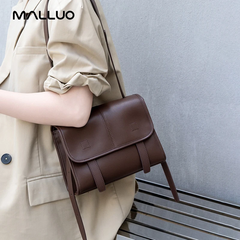 

Women's Genuine Leather Crossbody Bag Vintage Style Shoulder Bag Adjustable Strap High Quality Leather Satchel Purse for Ladies