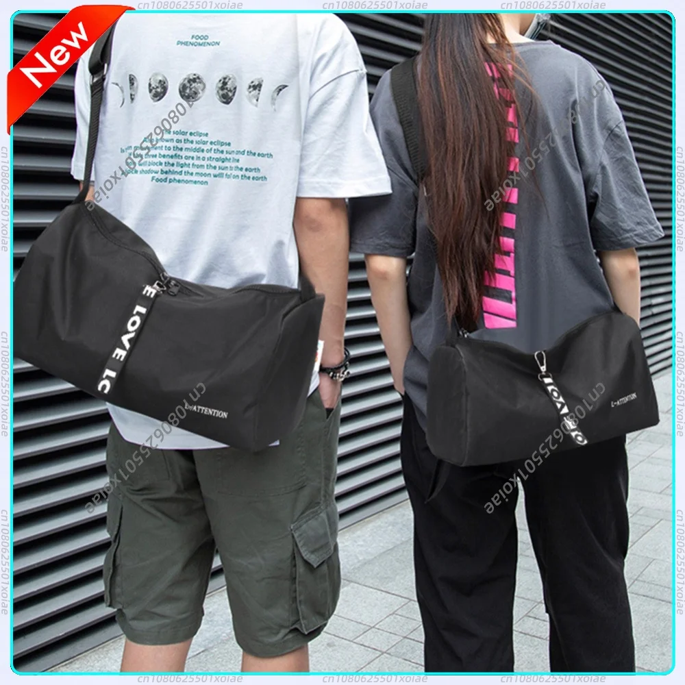 Portable Outdoor Fitness Gym Bags Multifunction Fashion Sport Gym Storage Bag 600D Nylon Adjustable Strap for Weekend Training