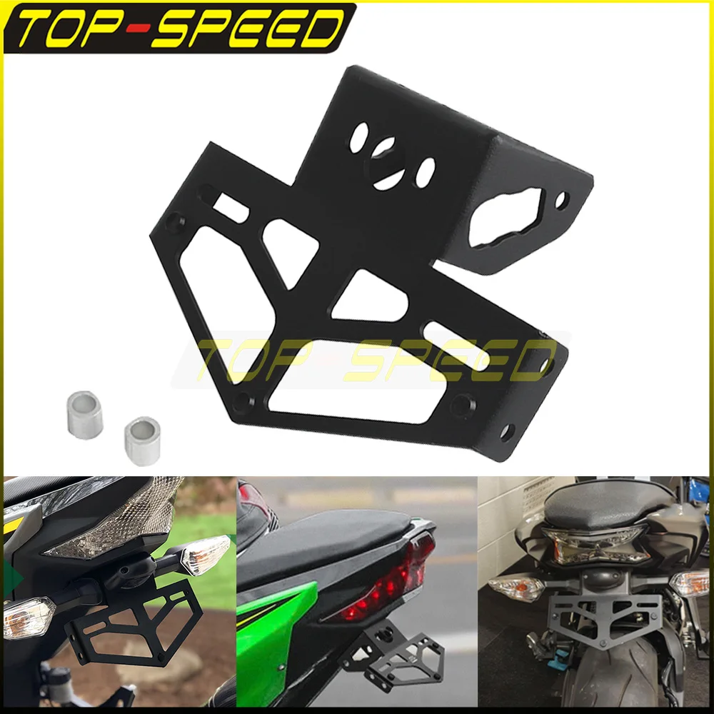 License Holder Plate For Kawasaki Ninja 400 Z400 2018-24 Motorcycle Tail Tidy Fender Eliminator Number Plate Bracket Accessories