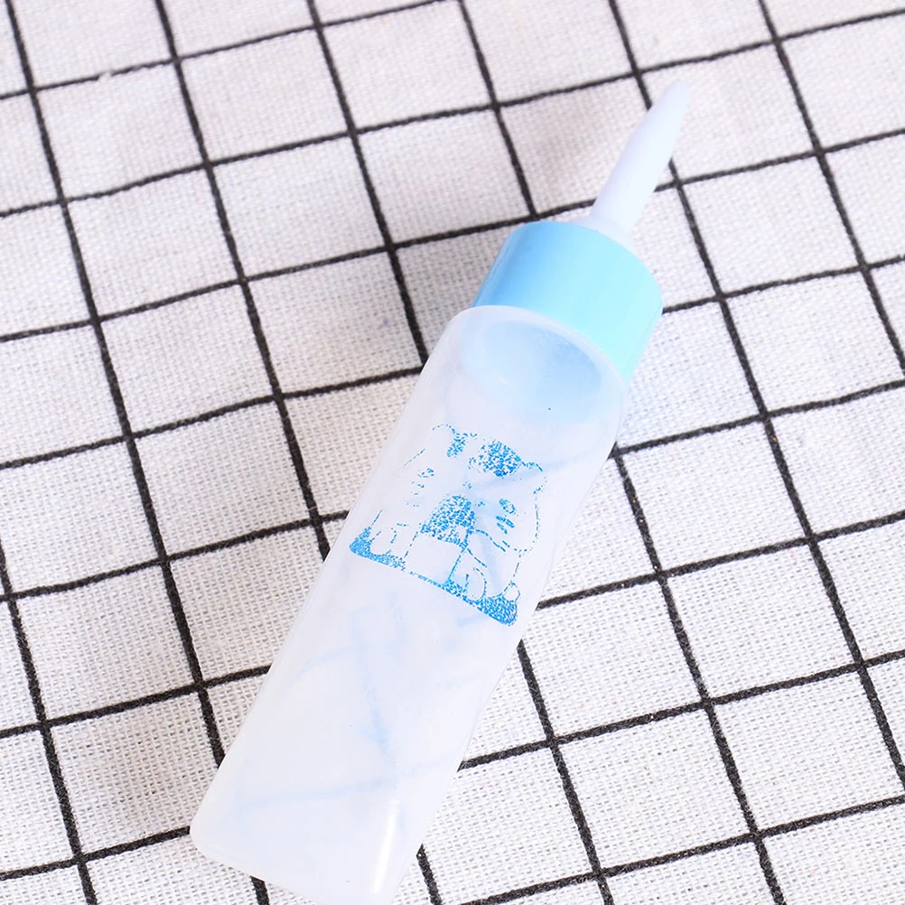 

2Pcs Pet Nurser Bottles Feeding Nursing for Cat Puppy Newborn Hamster Healthy Silicone Durable Ideal Small Pets Dog Feeding